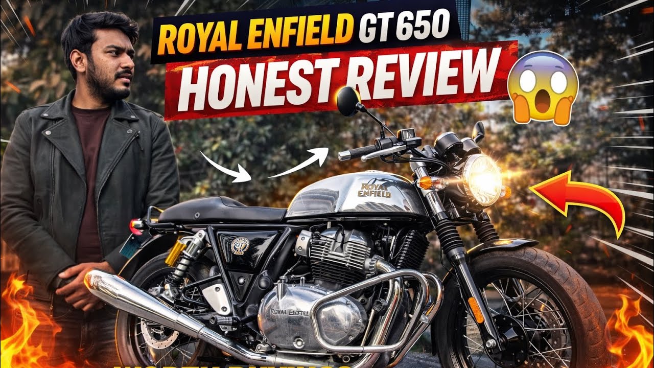 2026 Royal Enfield Continental GT 650 Review - New On Road Price & Colors | Exhaust Sound