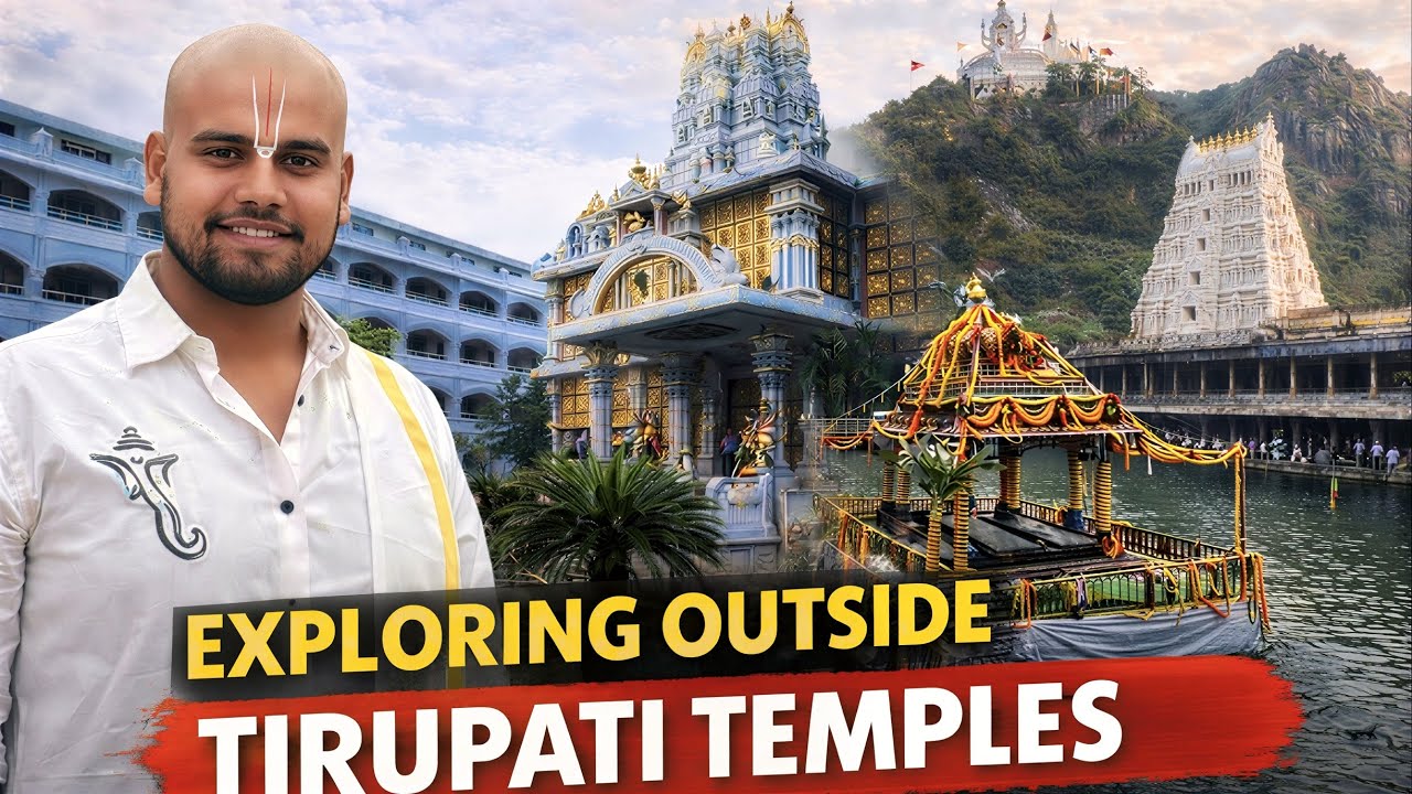 EXPLORING OUTSIDE TIRUPATI TEMPLES #Part3 #aniket8080vlog 
