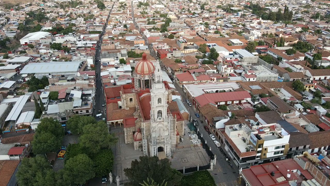 Asi se mira Cotija de la Paz Michoacán por la tarde desde lo alto, Cotidiano399