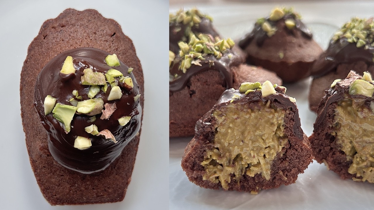 두쫀쿠 말고 두바이 초코 마들렌 만들기ㅣDubai Chocolate Madeleine