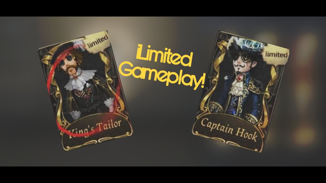 CAPTAIN HOOK & KING'S TAILOR GAMEPLAY! (LIMITED S SKINS) - IDENTITY V