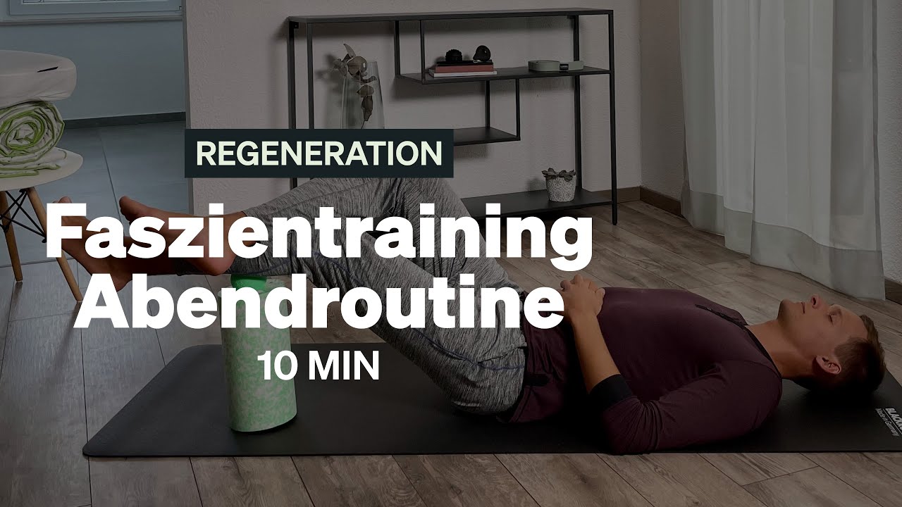 Blackroll Übungen für besseren Schlaf | Müde werden in 10 MIN mit der perfekten Abendroutine
