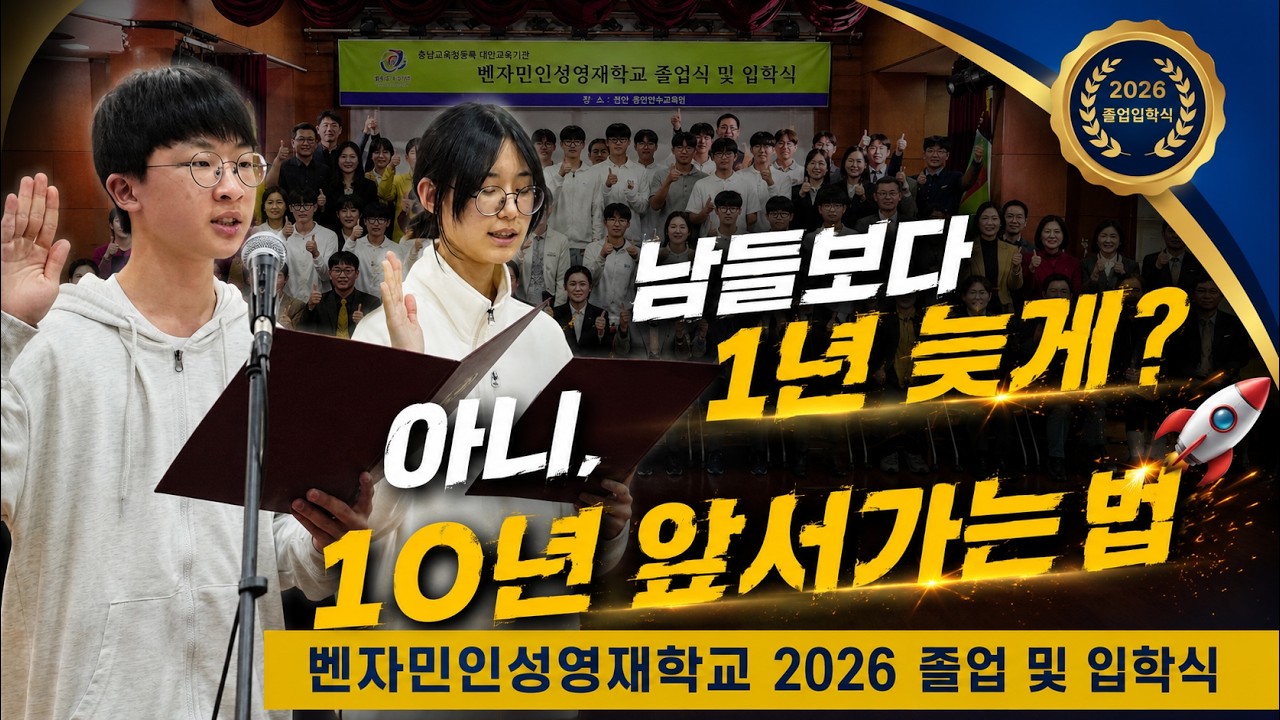 [LIVE] 2026년도 벤자민인성영재학교 졸업식 및 입학식