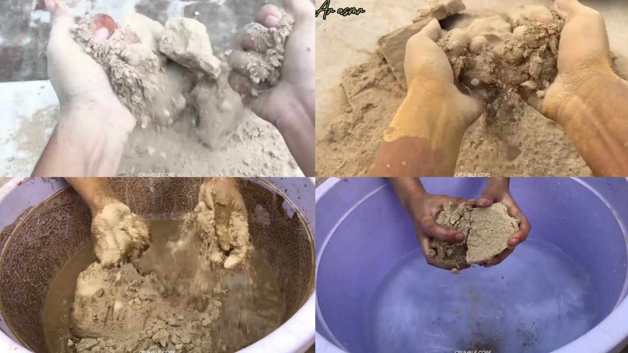 ASMR EDITS:- PURE SOFT MUD DIRT 🫶🏻✨ CRUMBLING EDITS||SATISFYING|| MUST WATCH 🔊💕
