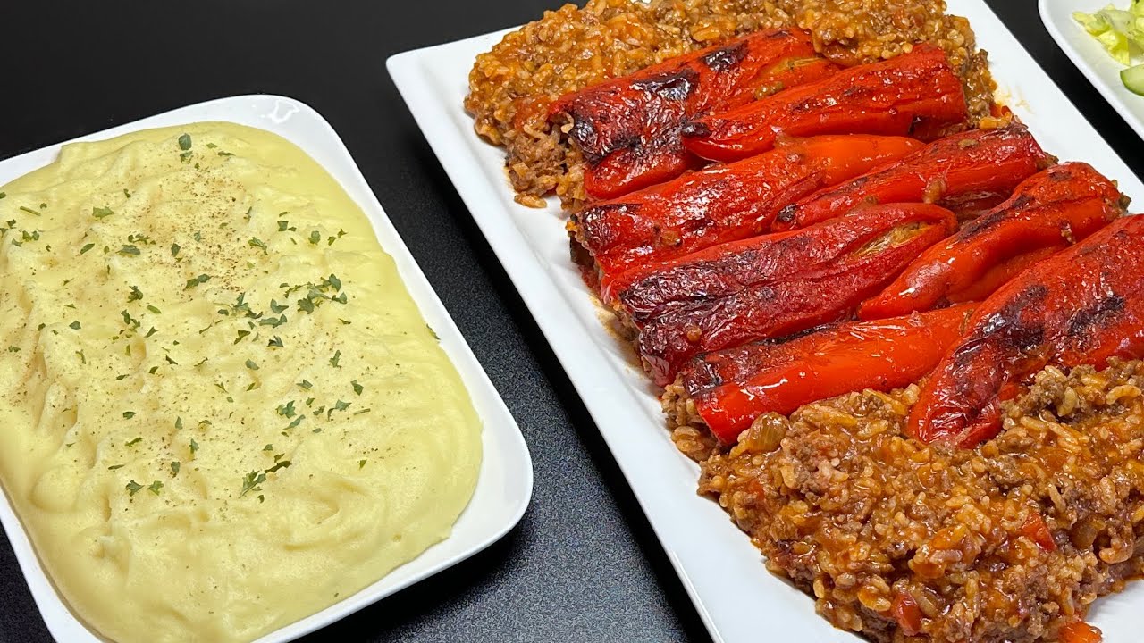 Speca te nbushur dhe pure patatesh ( receta ne koment)