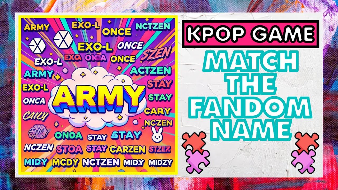 MATCH THE KPOP GROUP WITH THE FANDOM NAME! (BTS, IVE, TXT, EXO ETC.) | KPOP QUIZ #191