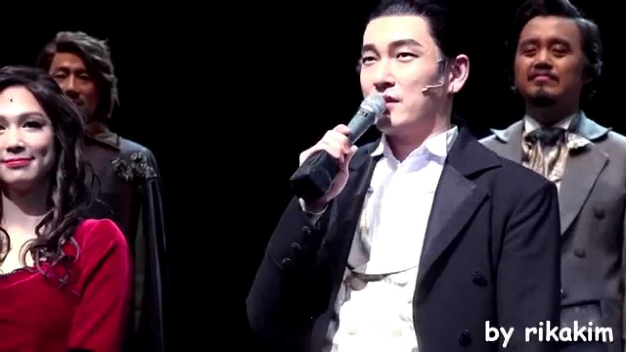150404 지킬앤하이드 조지킬 막공 커튼콜-무대인사 (조승우)