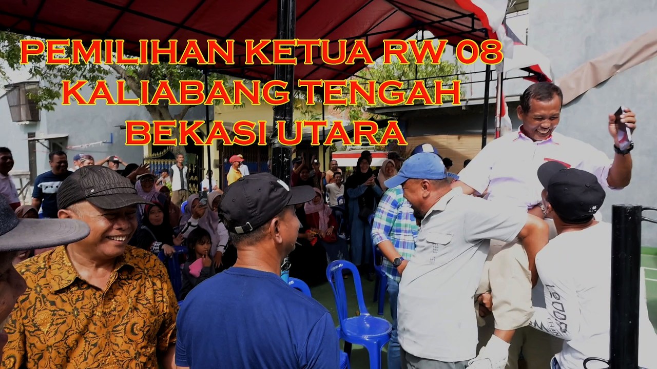 PEMILIHAN RW 08 KALIABANG TENGAH