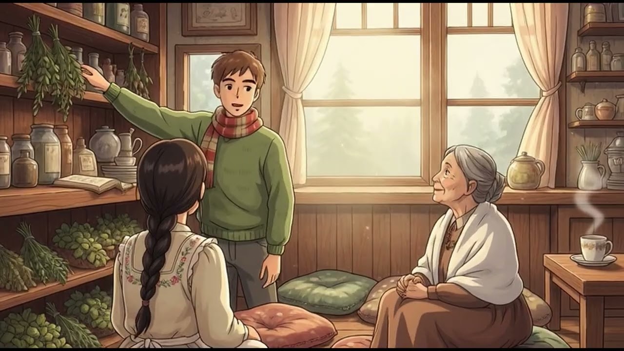Cozy Kitchen on a Foggy Dawn | Steaming Rice & Soft Conversations 🌫️🍚  super ghibli   s ghibli