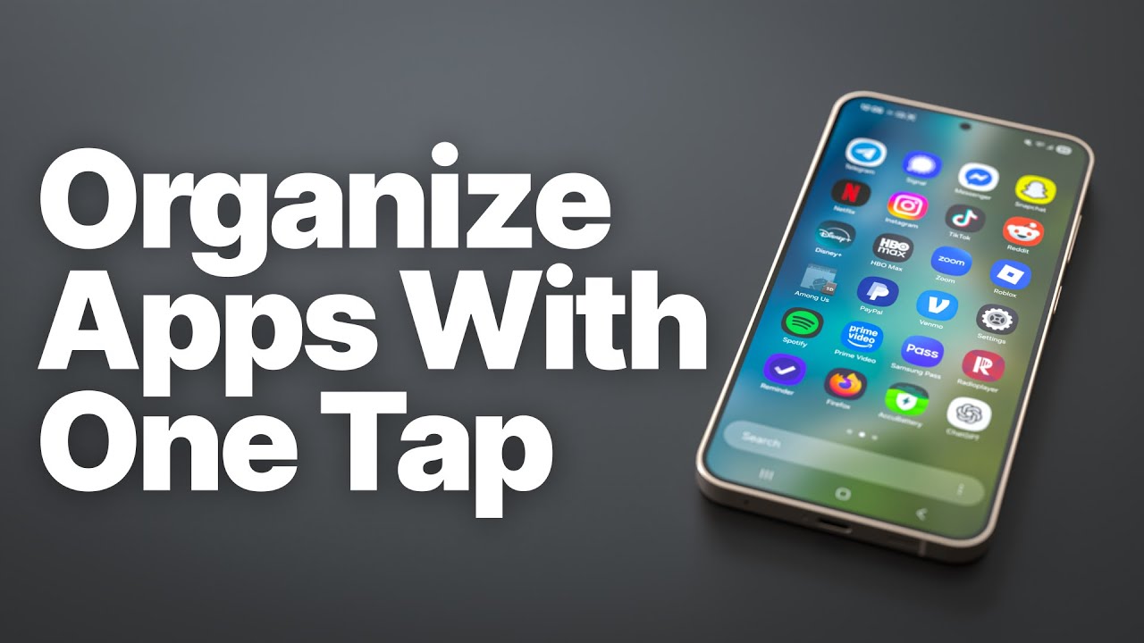How to One-Tap Organize Apps on Android Phones (Clean Up App Drawer)