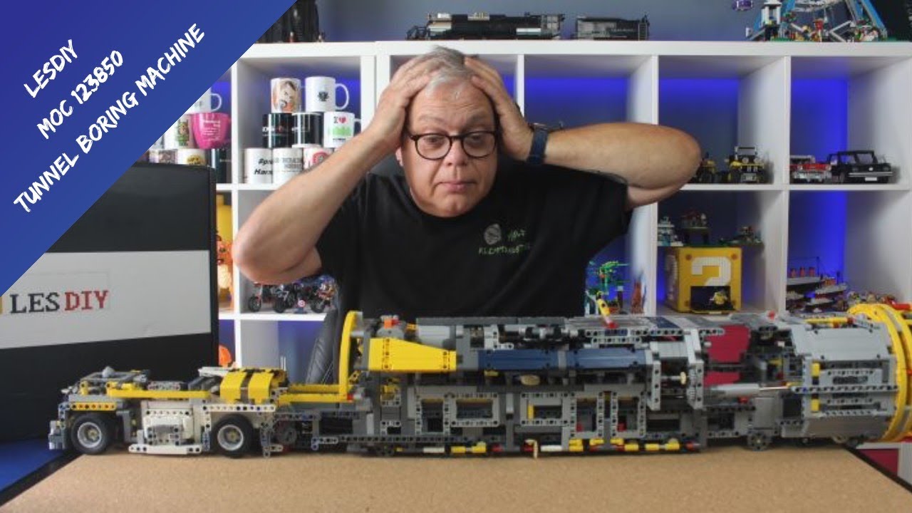 Die Tunnelbohrmaschine von @lesdiy.de-Official, an sich eine gute Idee wenn es richtig funktionieren würde 🫣