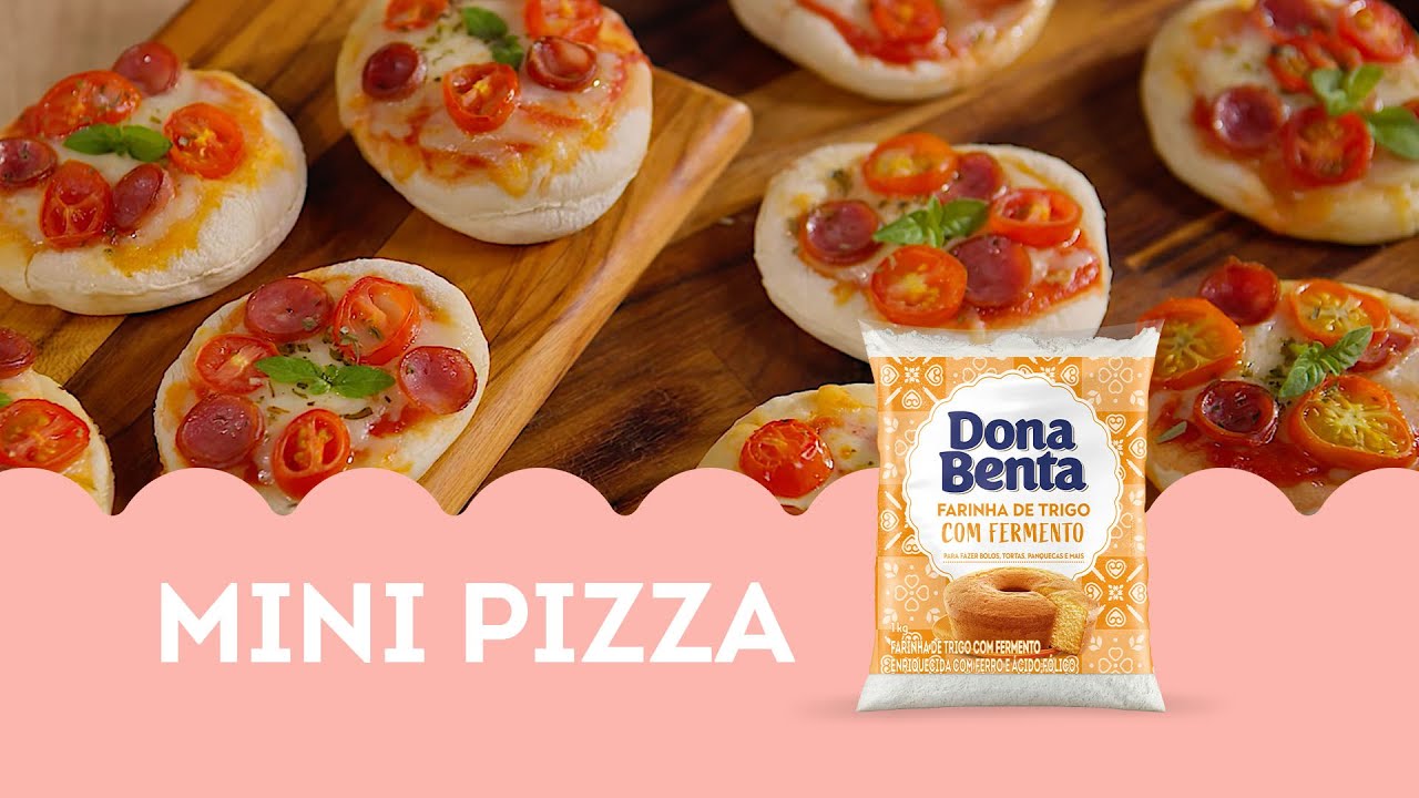 Receita de Mini Pizza | Cozinha Dona Benta