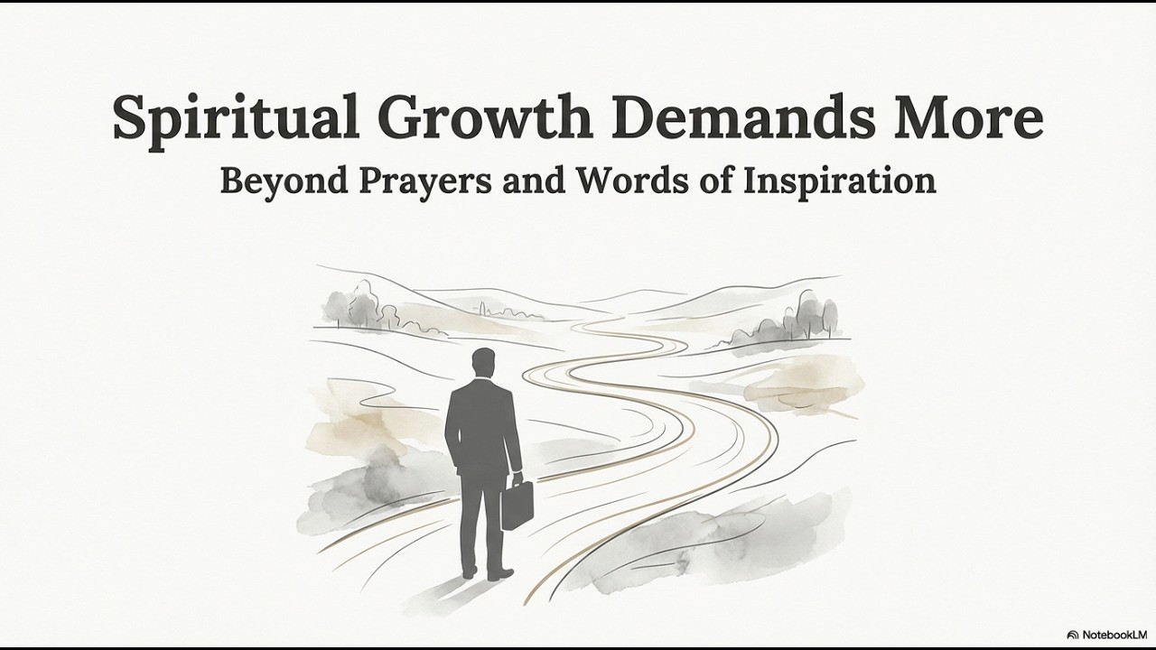 Spiritual Growth requires more than saying prayers