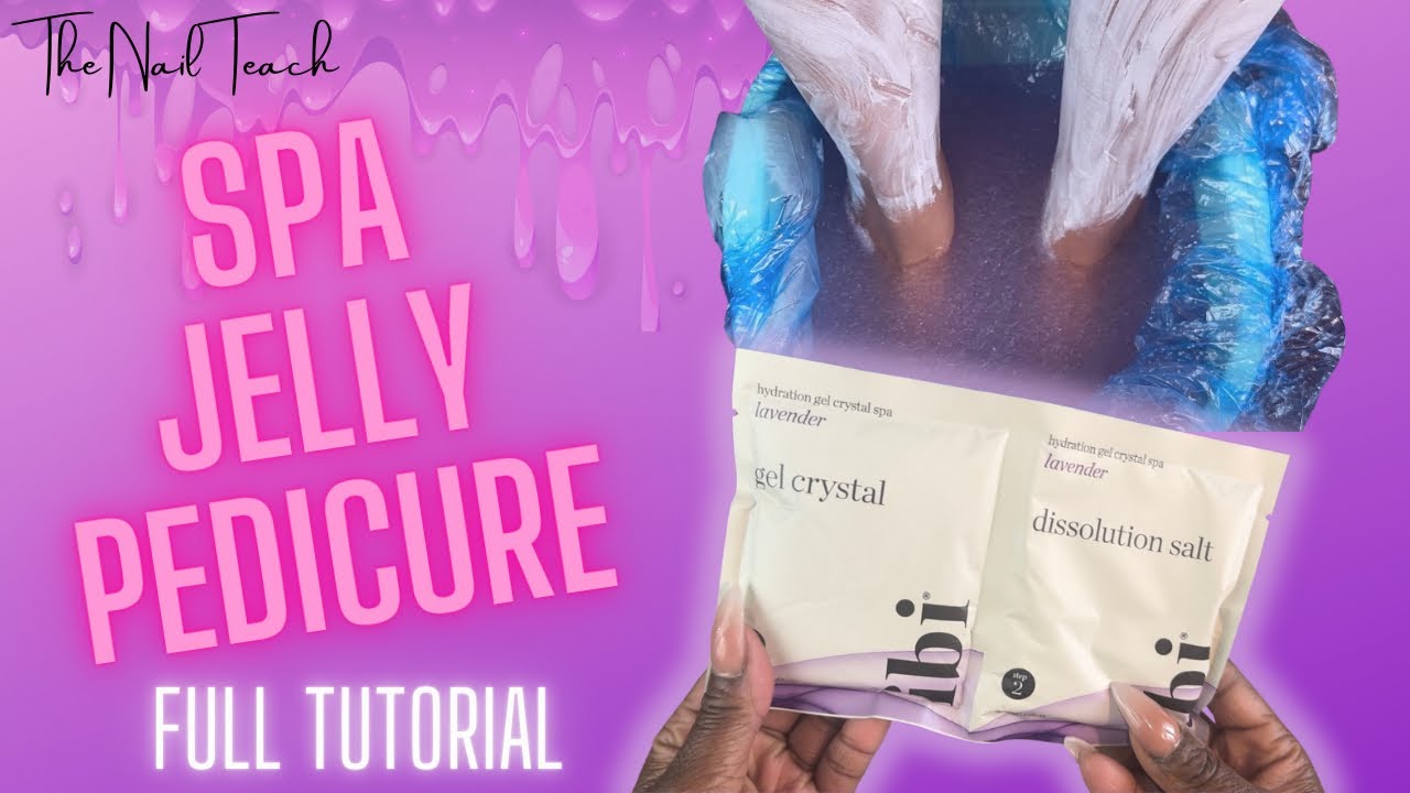 SPA JELLY PEDICURE | Full Pedicure Tutorial | Pedicure Services