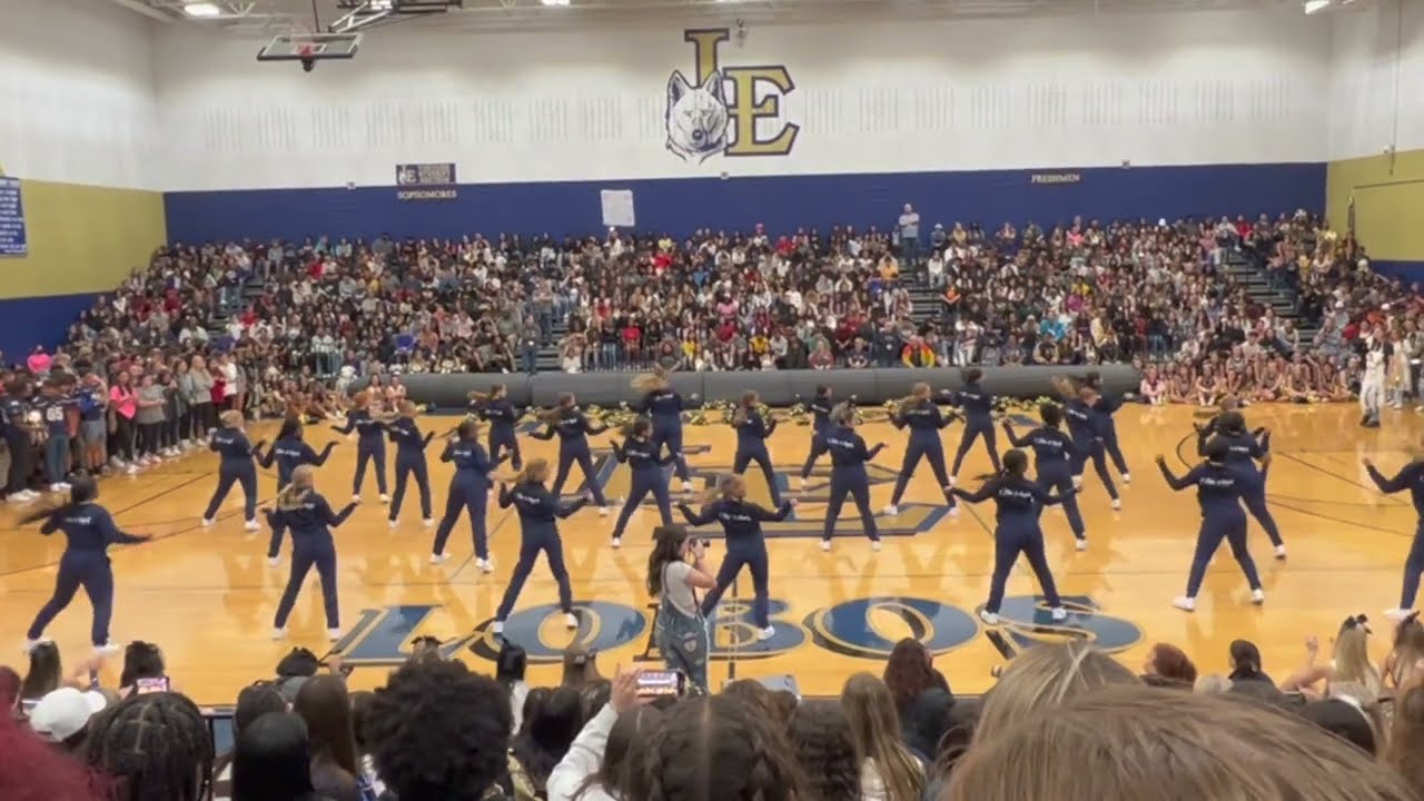 LEHS Blue Angels Drill Team 22-23: HOCO Pep Rally 