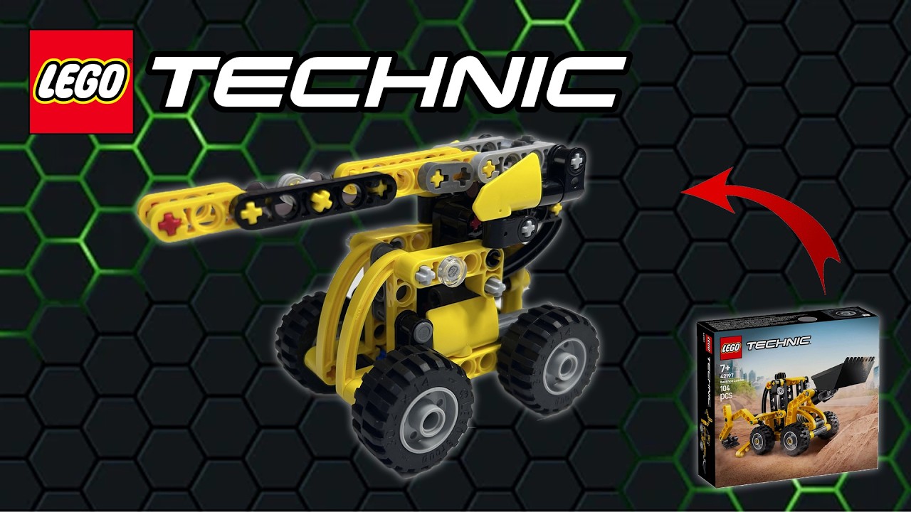 LEGO Technic 42197 Backhoe Loader | Alternate MOC Fire Engine Speed Build