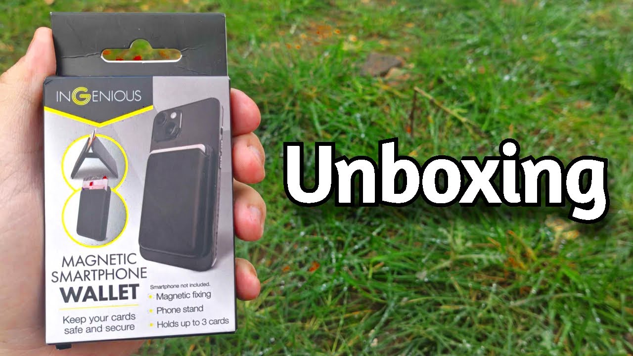 InGenious Magnetic Smartphone Wallet Unboxing & First Impressions! 🔥