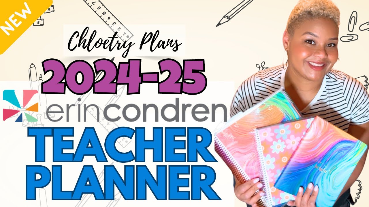 NEW Erin Condren Teacher Lesson Planner & Accessories | 2024-25