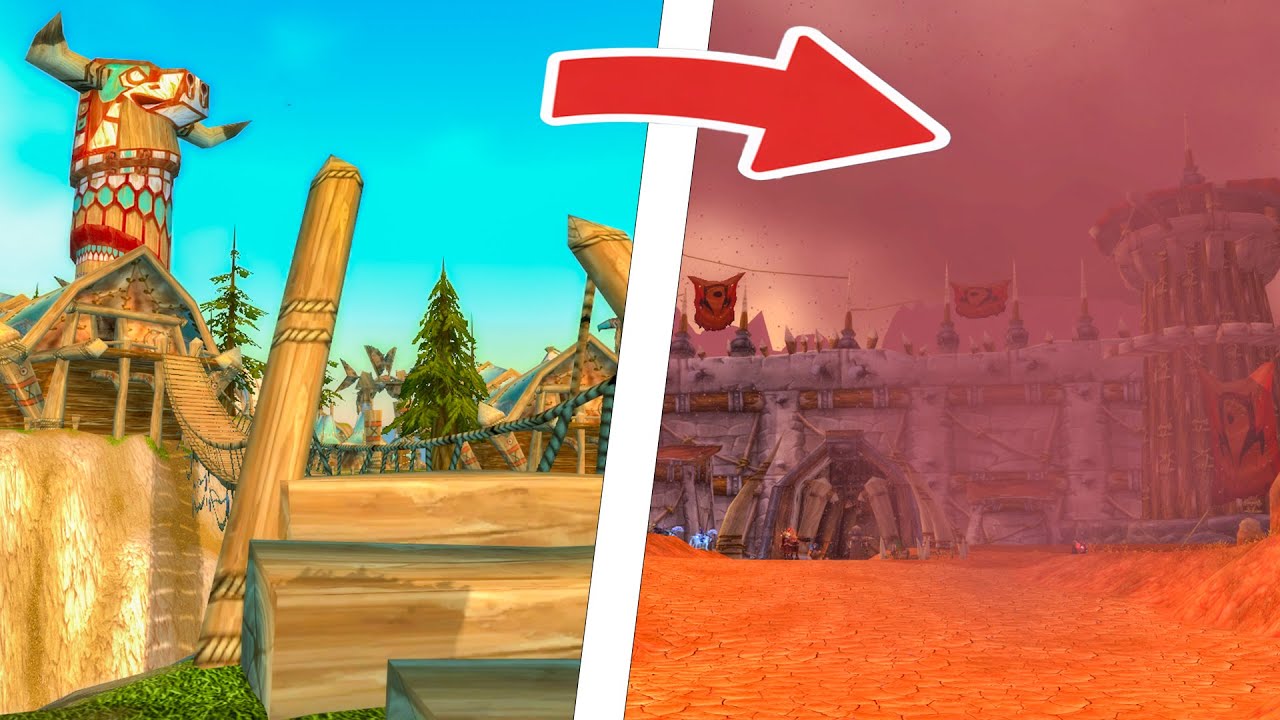 Цеппелин: Громовой Утёс в Оргриммар в WoW WoTLK