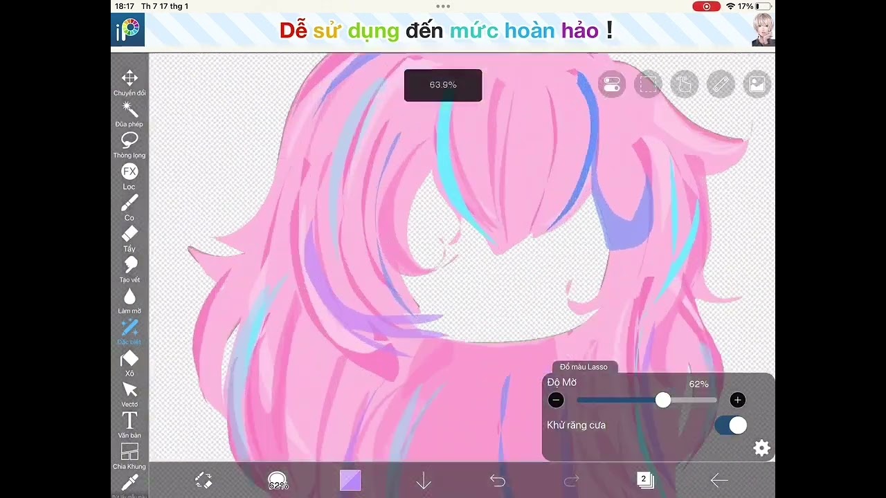 Cách eff tóc #gacha