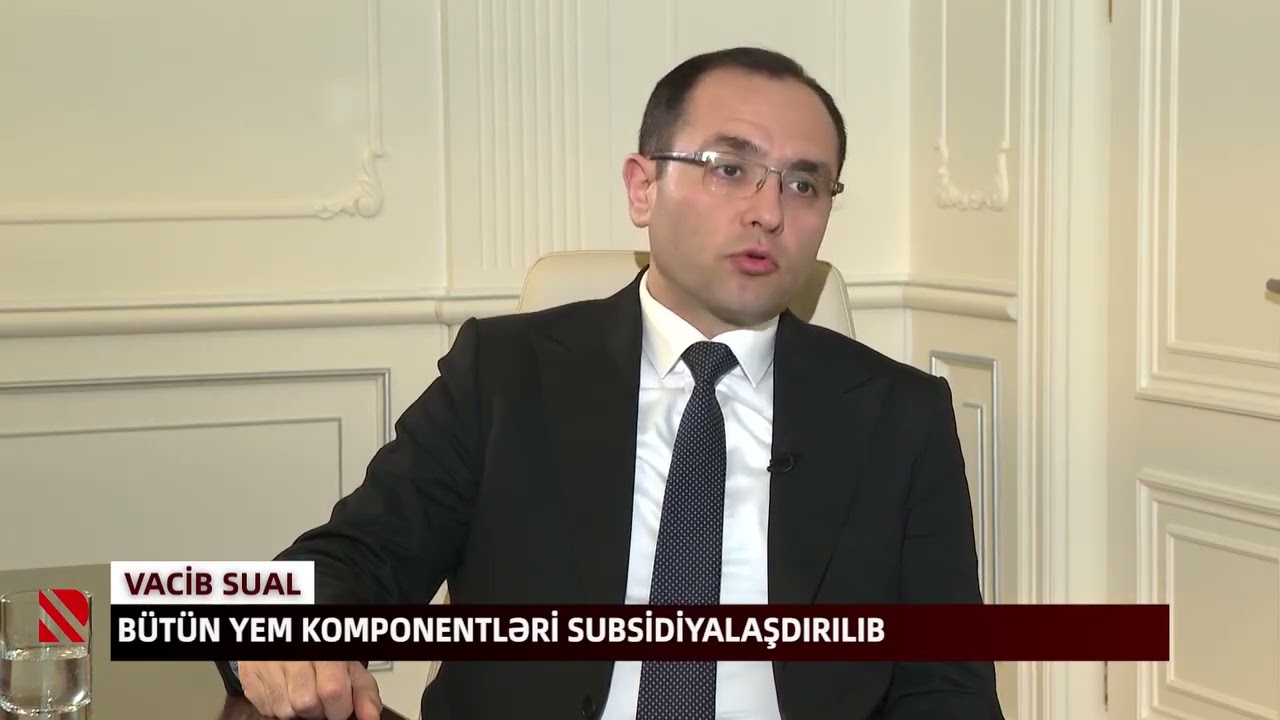 ✅ Kənd təsərrüfatı naziri Məcnun Məmmədov Real TV-nin “Vacib sual” proqramının qonağı olub...