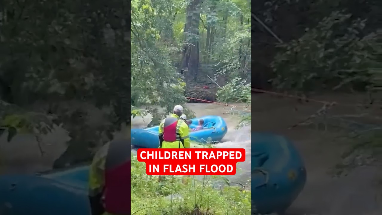 Children Trapped in Flash Flood!!