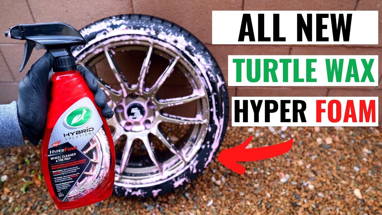 ALL NEW 2022 & REALLY FOAMY! | Turtle Wax Hybrid Solutions Hyper Foam Wheel Cleaner & Tire Prep