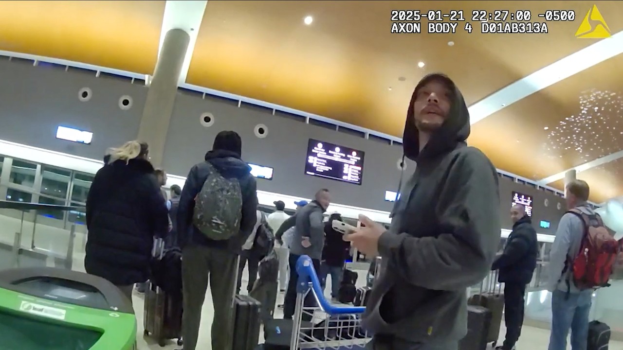 Entitled Man Refuses to Leave Airport “I Was in Prison Before, I’m Not Scared”