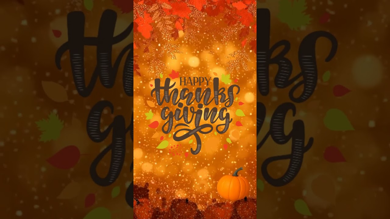 Happy Thanksgiving everyone! 