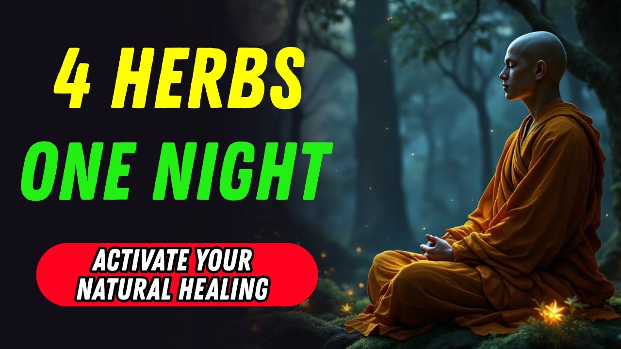 Monks Soak These 4 Herbs Overnight to Activate Natural Self-Healing | Buddhist Wisdom
