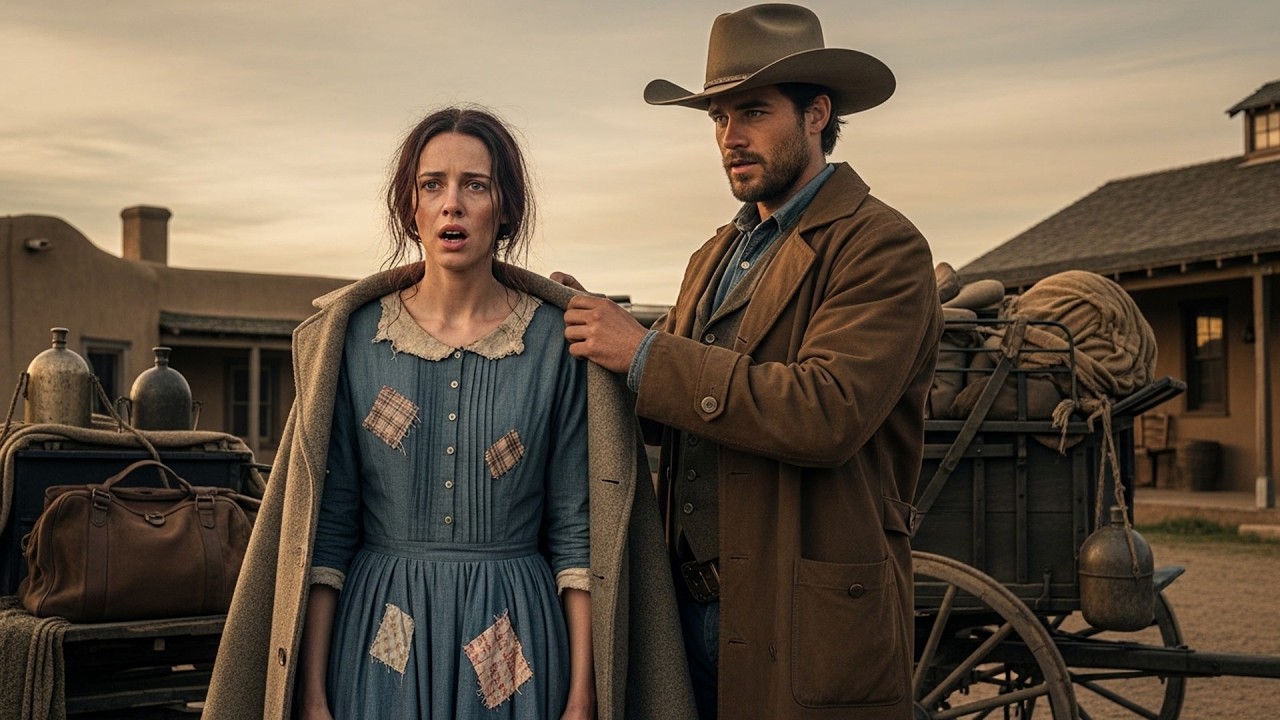 The Mail-Order Bride Arrived With Nothing But Rags, The Cowboy Dressed Her In Warm New Clothes