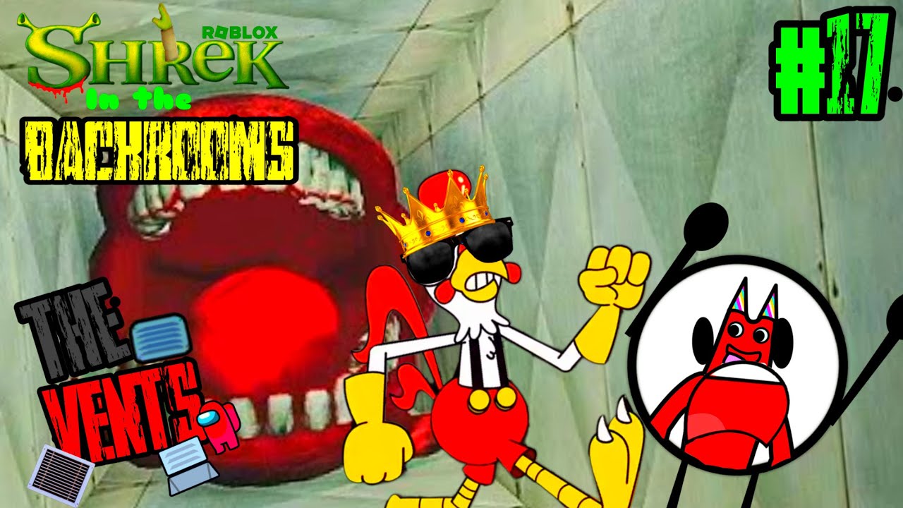 SHREK IN THE BACKROOMS FULL SERIES!!! - Ep17: Crawling A Vent After Drinking Beer!
