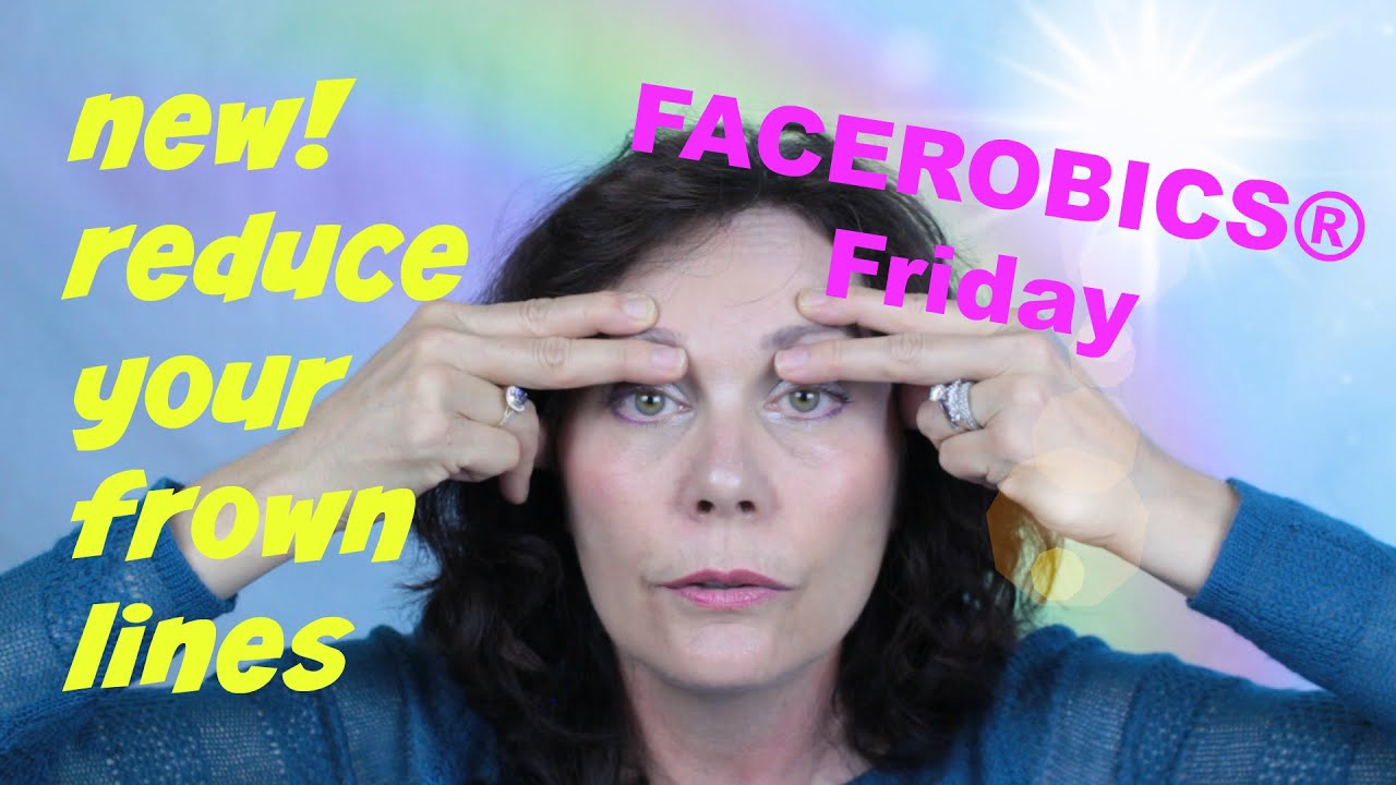 Reduce your Facial FROWN LINES with this Face Exercise for a STRESS FREE Look!