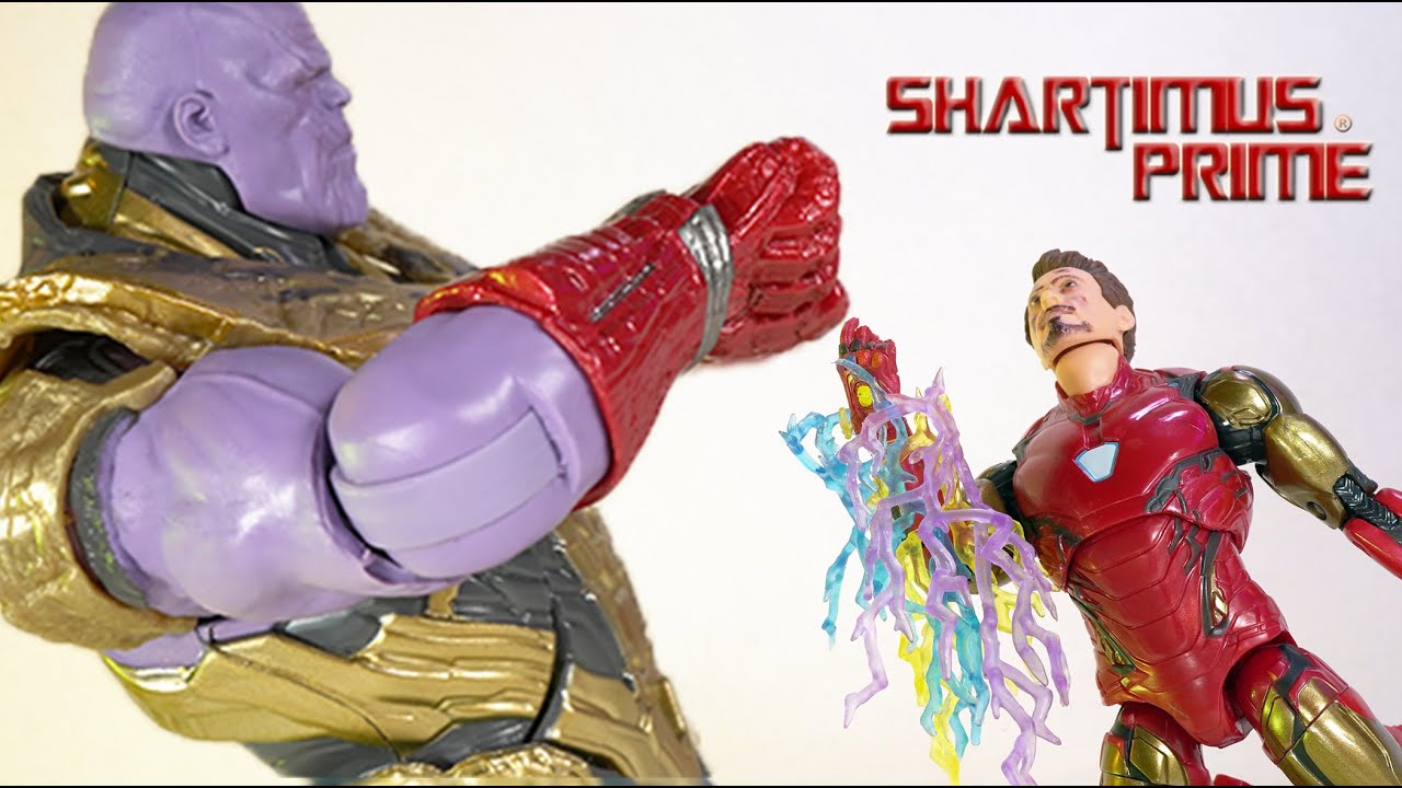 Marvel Legends Thanos and Iron Man Mark 85 Infinity Saga Avengers Endgame MCU Hasbro Figure Review