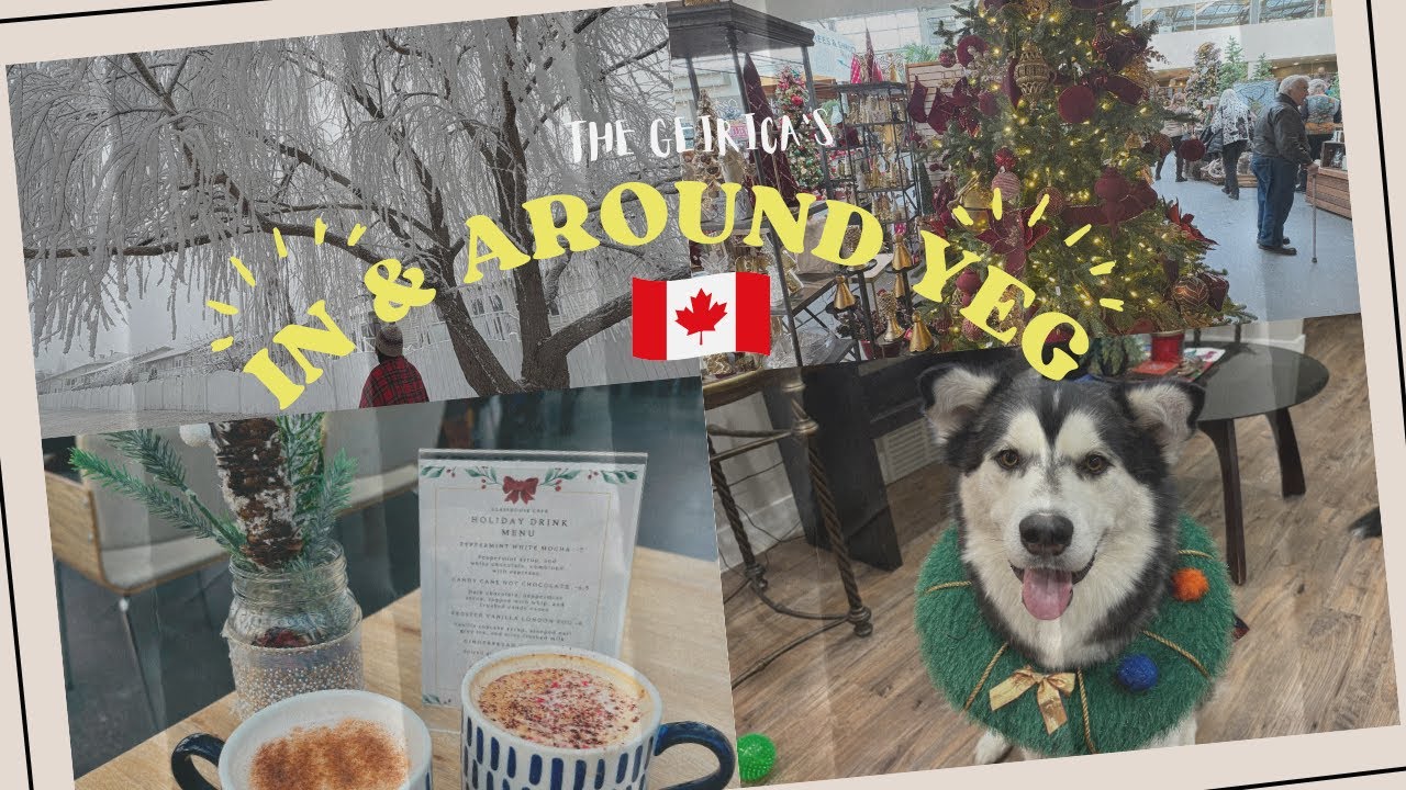 YEG VLOG| December Frosty Days, Holiday Eats & Christmas Garden