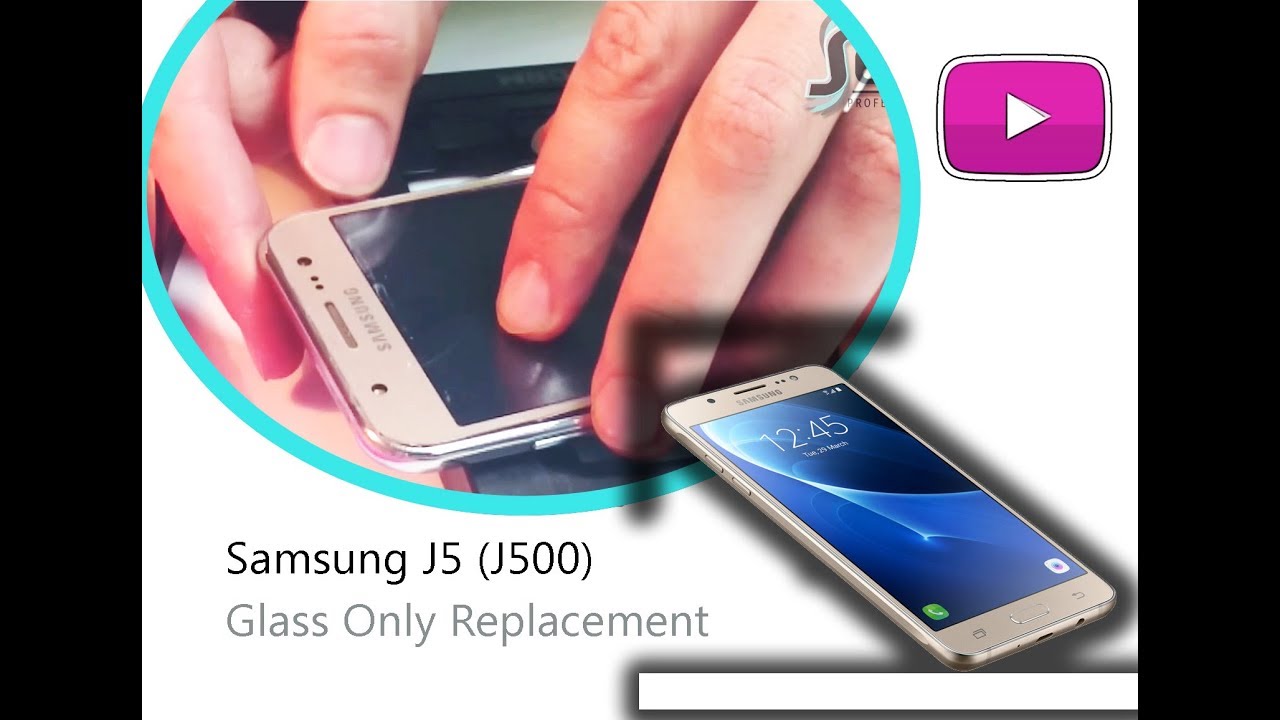 Samsung J5 (J500F) Glass Touch Only Replacement Tutorial / Glas Wechseln Tauschen Reparieren