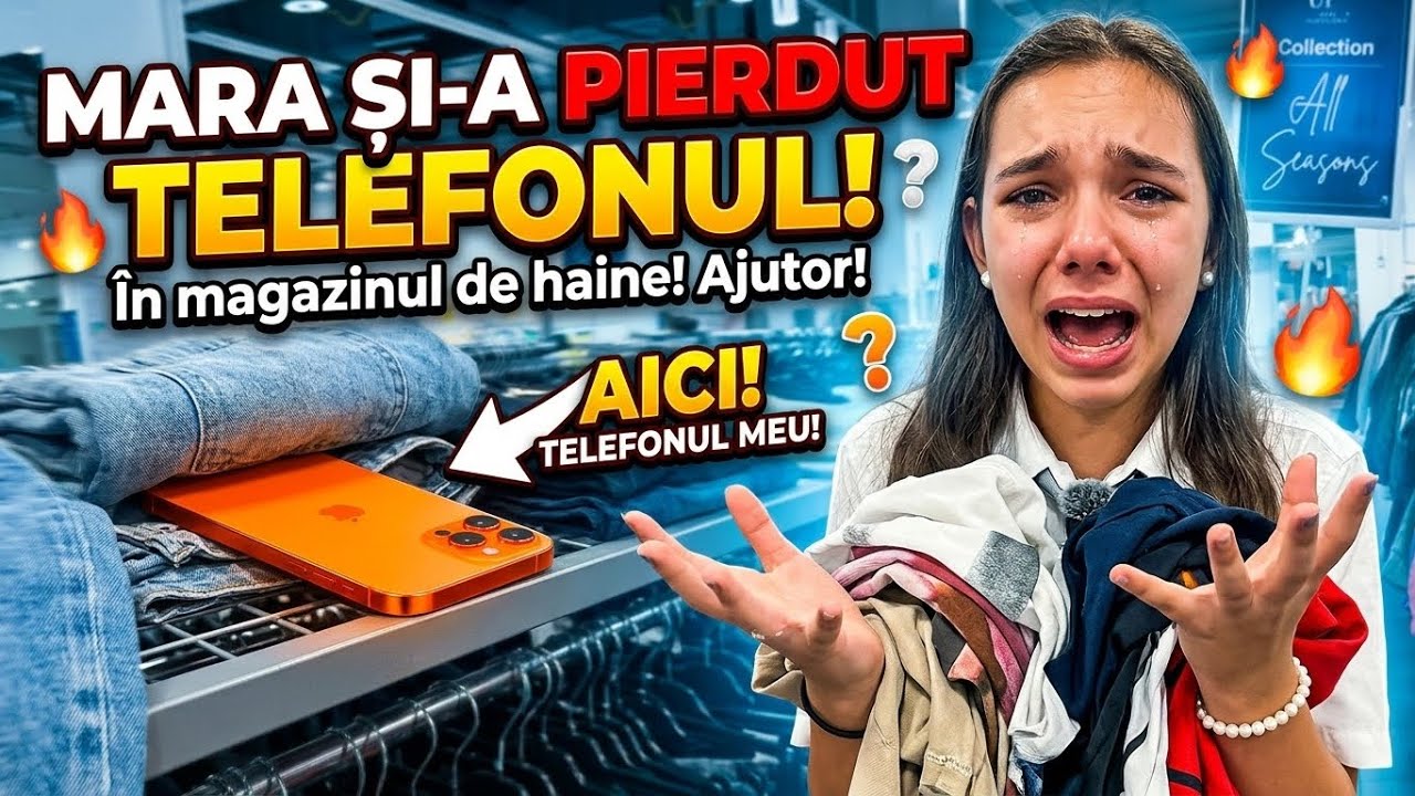 PANICĂ TOTALĂ: MARA ȘI-A PIERDUT TELEFONUL &Icirc;N MAGAZIN!
