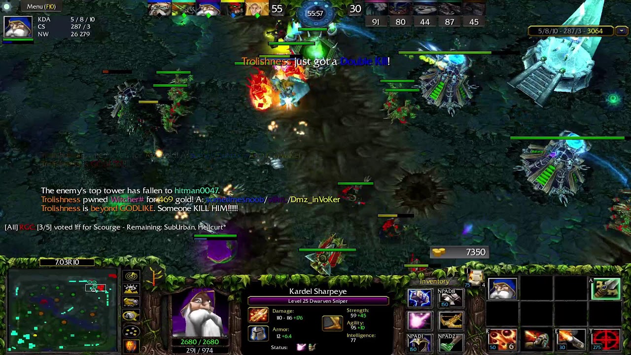 Dota 1 Sniper Game Play