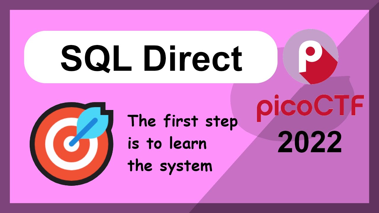 picoCTF 2022 - Web App - SQL Direct