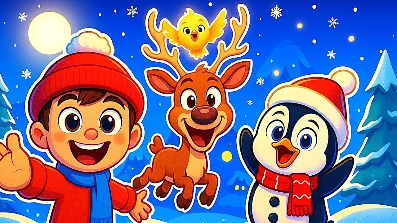 45 MIN COMPILATION Nursery Rhymes 🎶– The most beloved winter children songs! Nina Goo-Goo Kids Songs