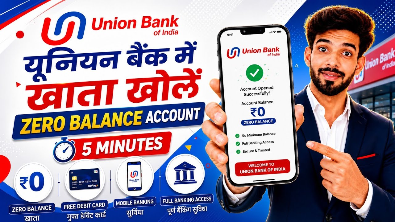 union bank online account opening zero balance | union bank online account opening 2026