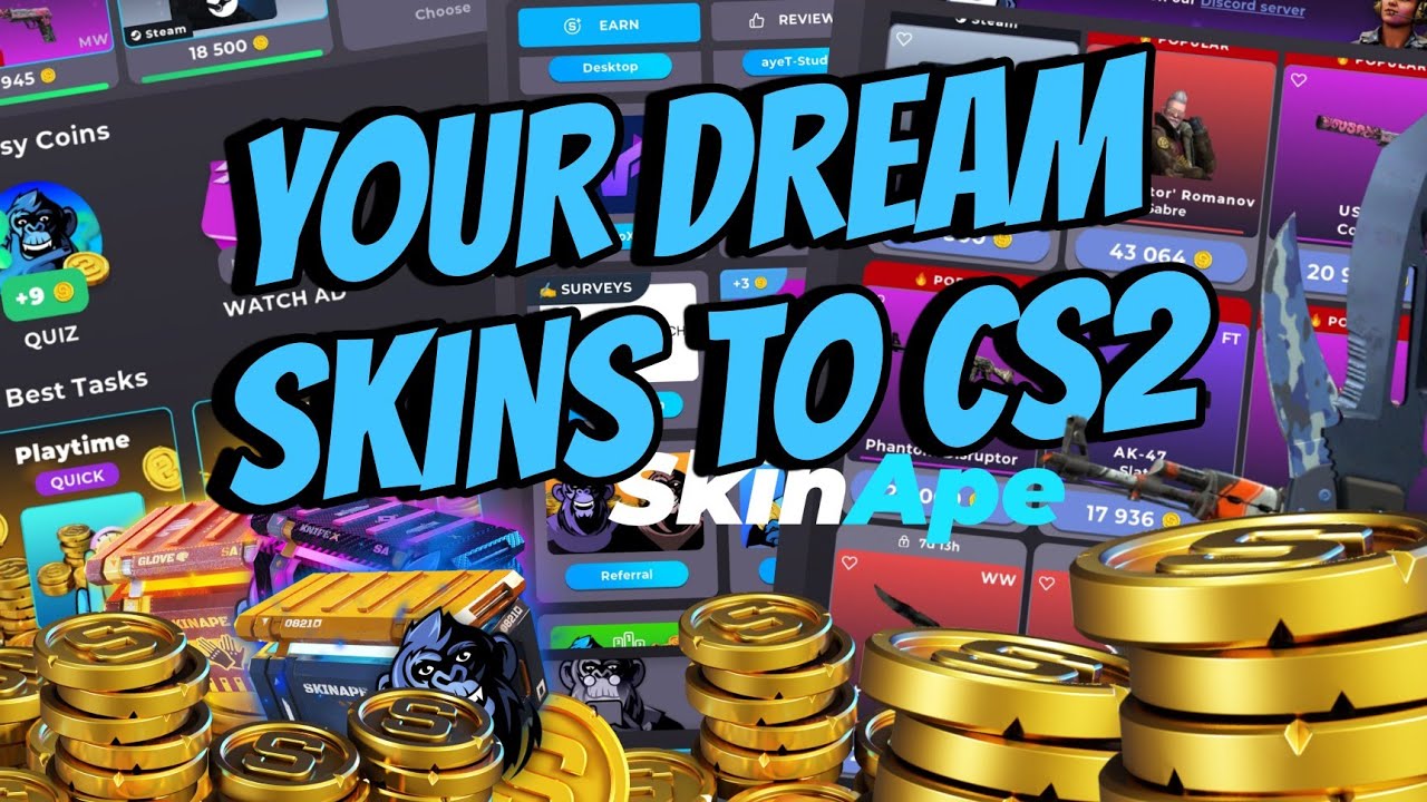 Make Your CS2 Dreams Come True with SkinApe! #skinape #cs2 #cs2skins