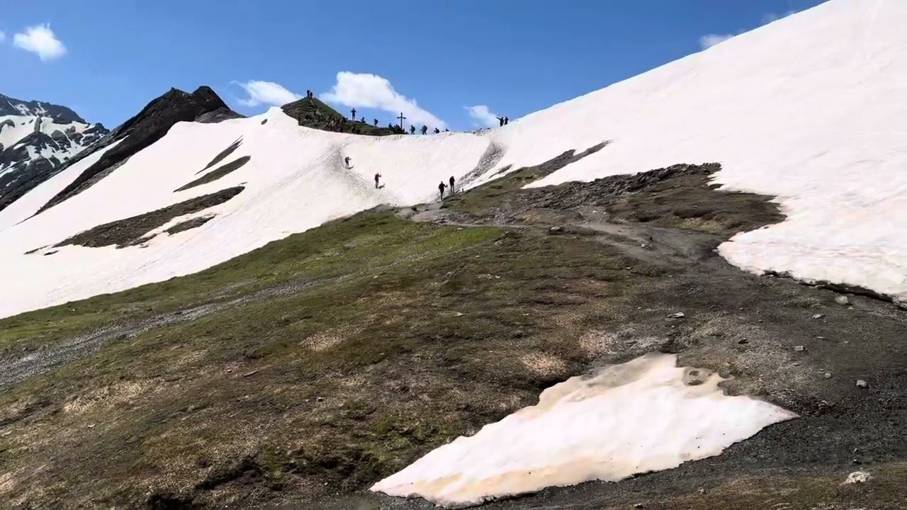 Grand Col Ferret from Swiss side