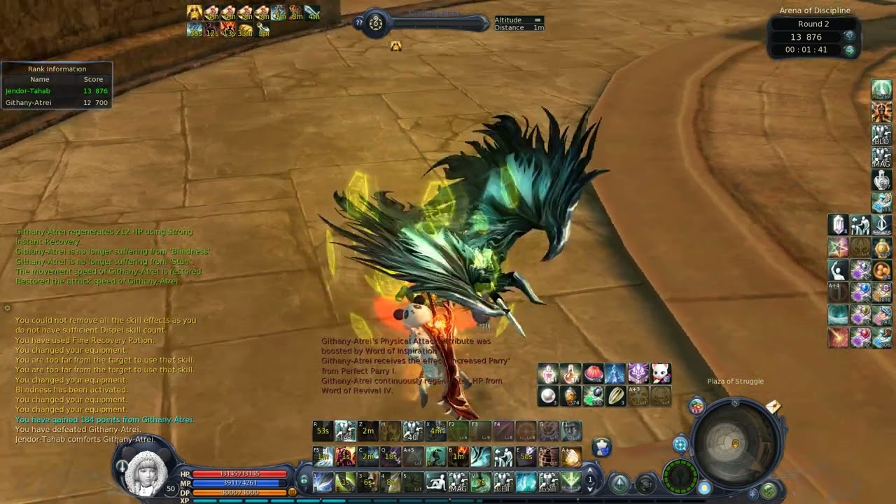 Arena Of Discipline Jendor vs Githany (PVP Gear) Part 2 Aion Classic EU.