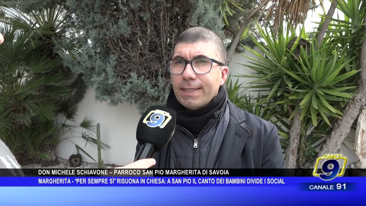 Margherita - “Per sempre sì” risuona in chiesa: a San Pio il canto dei bambini divide i social