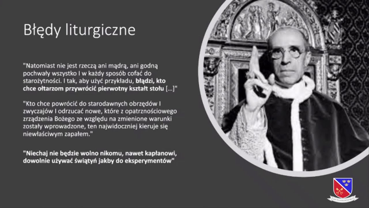 Wizja liturgii w encyklice Mediator Dei papieża Piusa XII - Szymon Koruba