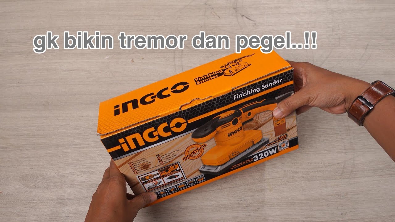 mending inilah.. harga masuk & feels setara kelas atas! - INGCO MESIN AMPLAS FINISHING SANDER FS3208