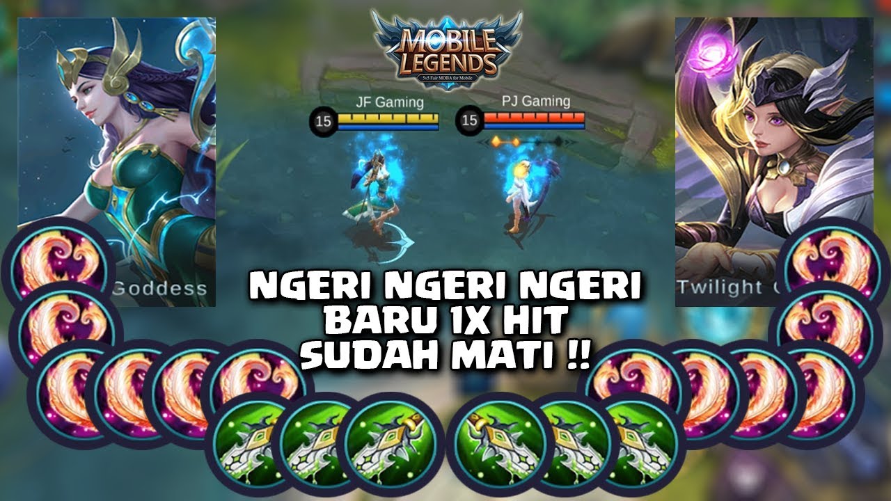 KADITA VS LUNOX ‼ FULL BLOOD WINGS ‼ DUEL MAGE PALING SAKTI DI MOBILE LEGENDS 😜