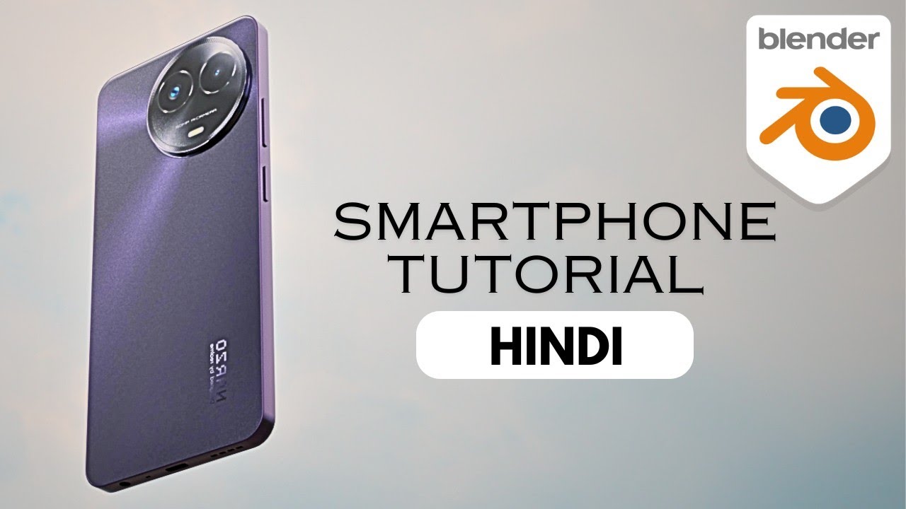 making a smart phone in blender - hindi tutorial