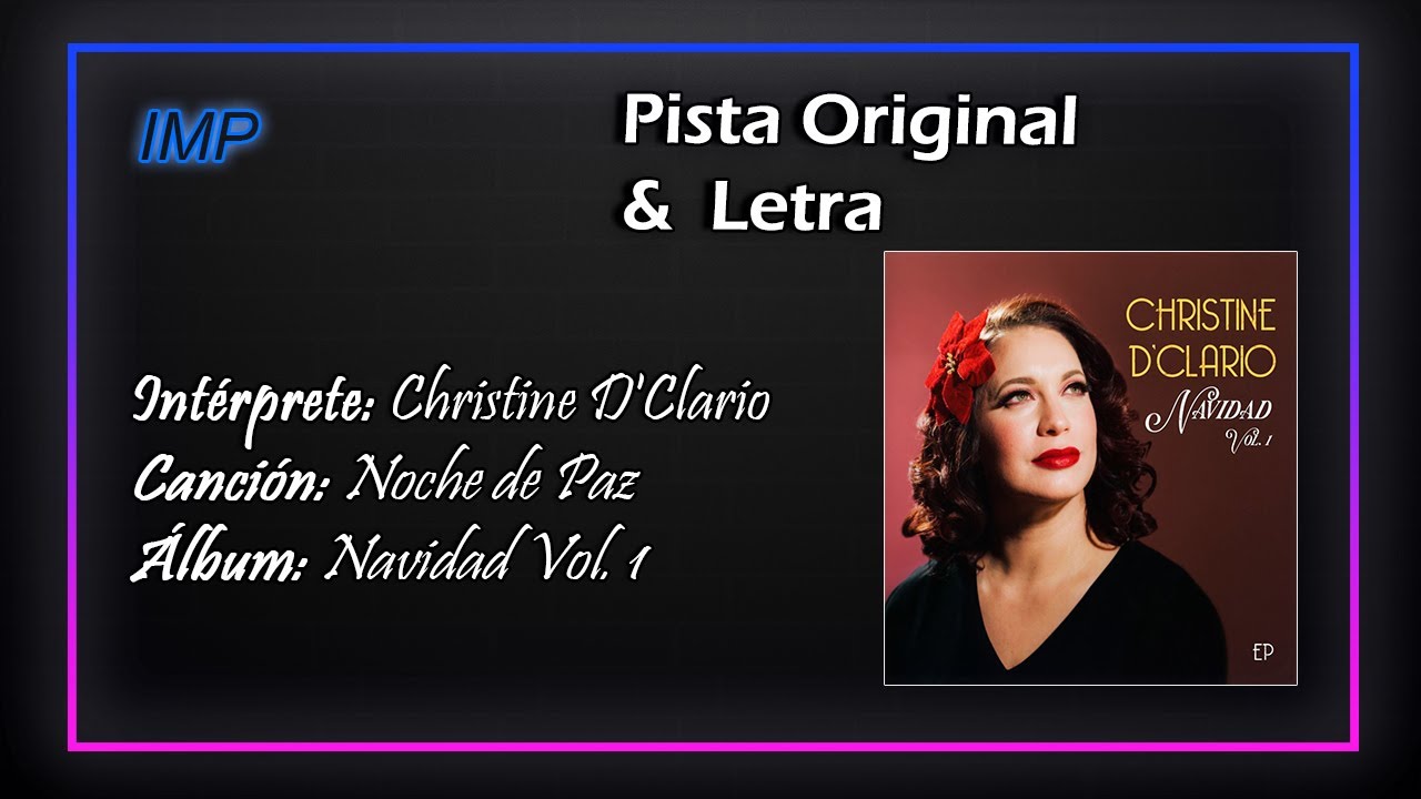 Christine D'Clario - Noche de Paz (Pista)